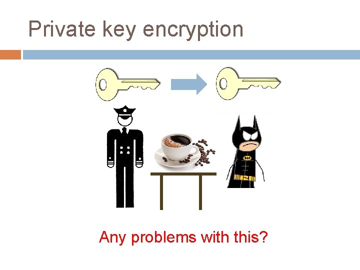 Private key encryption Any problems with this? 