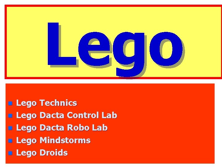 Lego n n n Lego Technics Lego Dacta Control Lab Lego Dacta Robo Lab