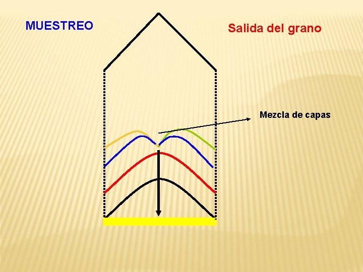 MUESTREO Salida del grano Mezcla de capas 