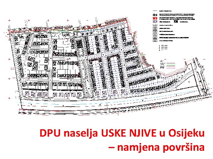 DPU naselja USKE NJIVE u Osijeku – namjena površina 