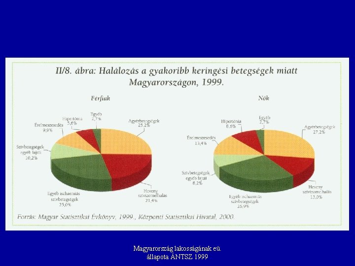 Magyarország lakosságának eü. állapota ÁNTSZ 1999 