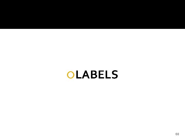  LABELS 68 