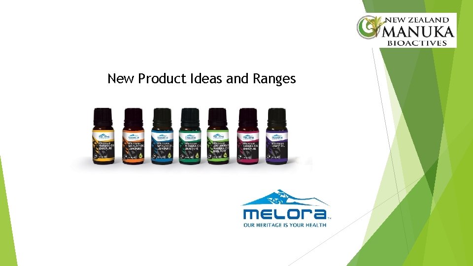 New Product Ideas and Ranges 