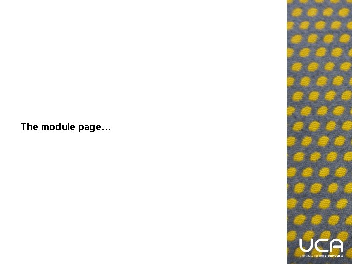 SELFDIRECTEDSELFPACED LEARNING using course templates and community modules
