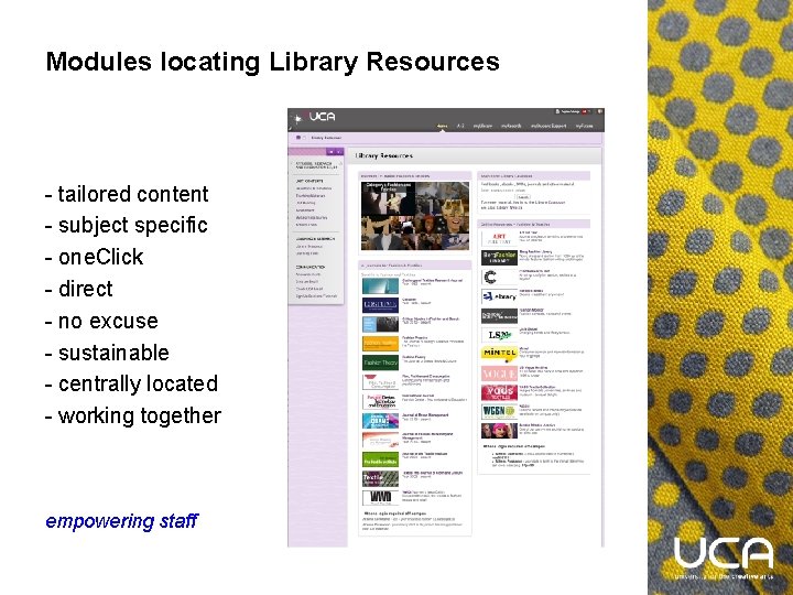 SELFDIRECTEDSELFPACED LEARNING using course templates and community modules