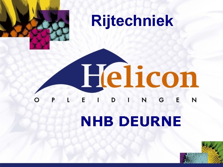 Rijtechniek NHB DEURNE 