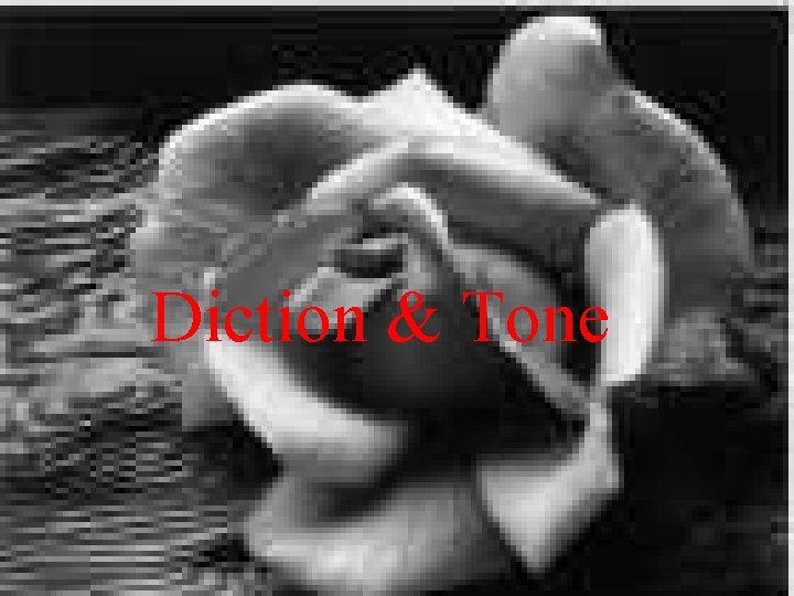 Diction & Tone 