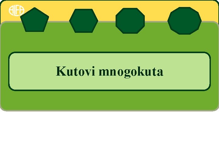 Kutovi mnogokuta 