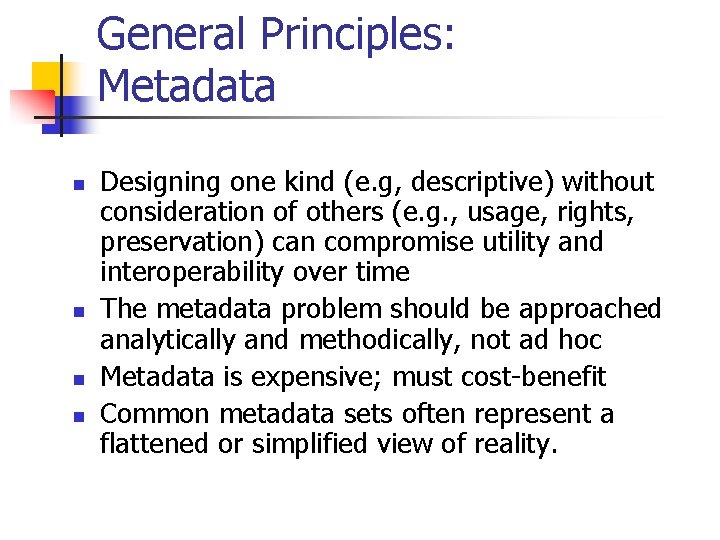 Metadata First Approach Metadata Principles Practices Challenges Sandra Payette Digital Library