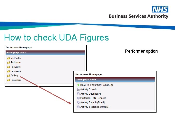 How to check UDA Figures Performer option 