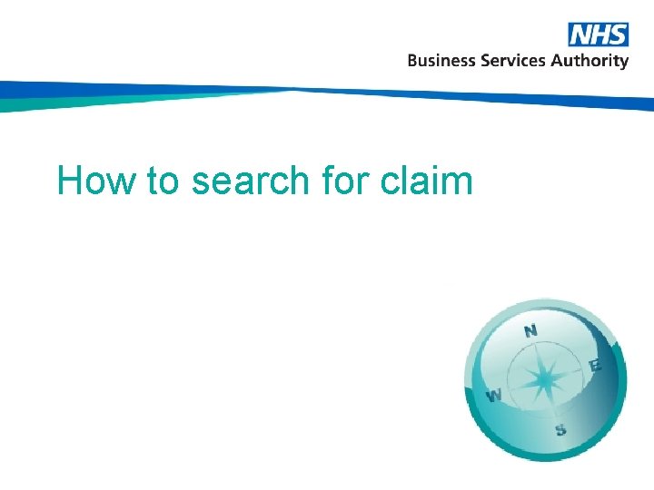 How to search for claim 