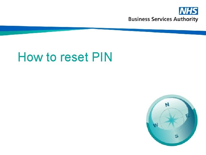 How to reset PIN 