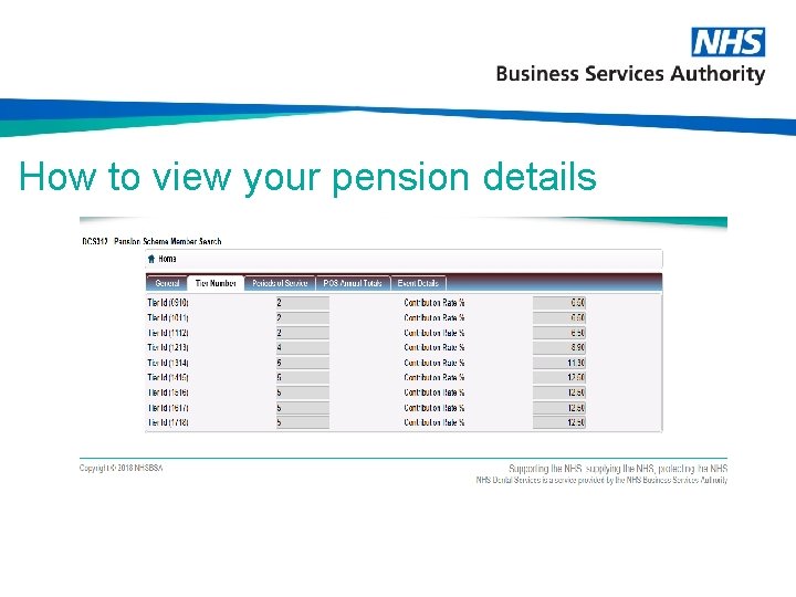 How to view your pension details 