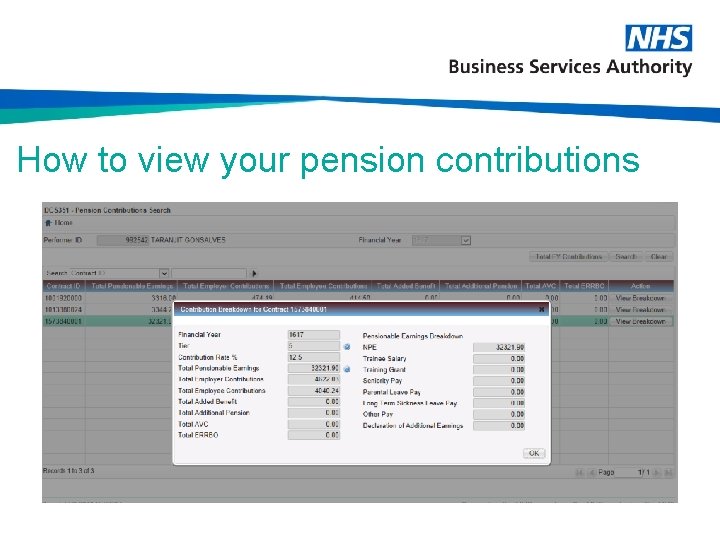 How to view your pension contributions 