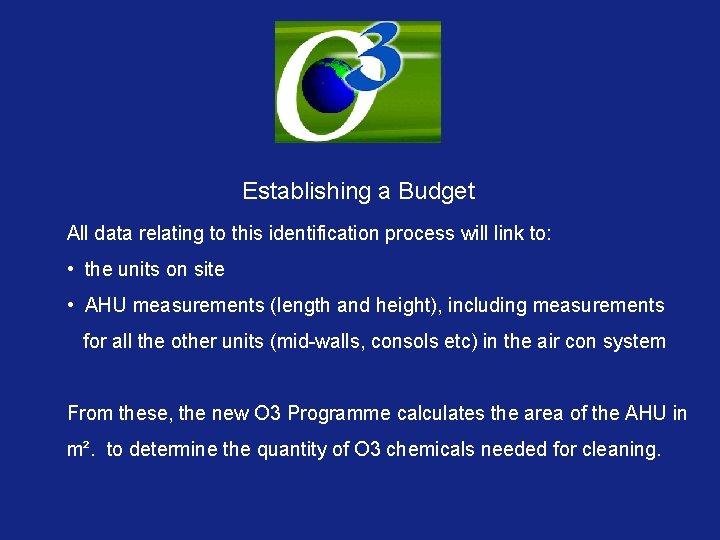 Establishing a Budget All data relating to this identification process will link to: •