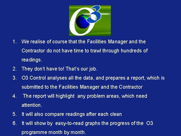 1. We realise of course that the Facilities Manager and the Contractor do not 1. We realise of course that the Facilities Manager and the Contractor do not