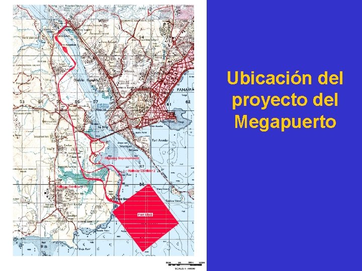 Ubicación del proyecto del Megapuerto 