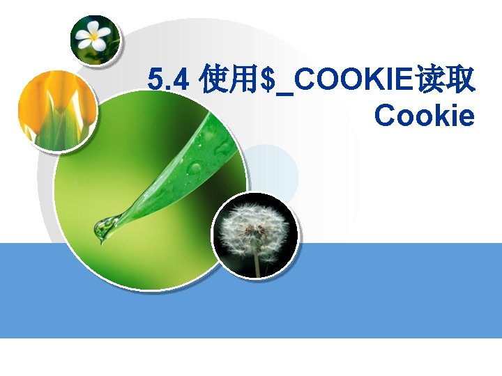 5. 4 使用$_COOKIE读取 Cookie 5. 4 使用$_COOKIE读取 Cookie
