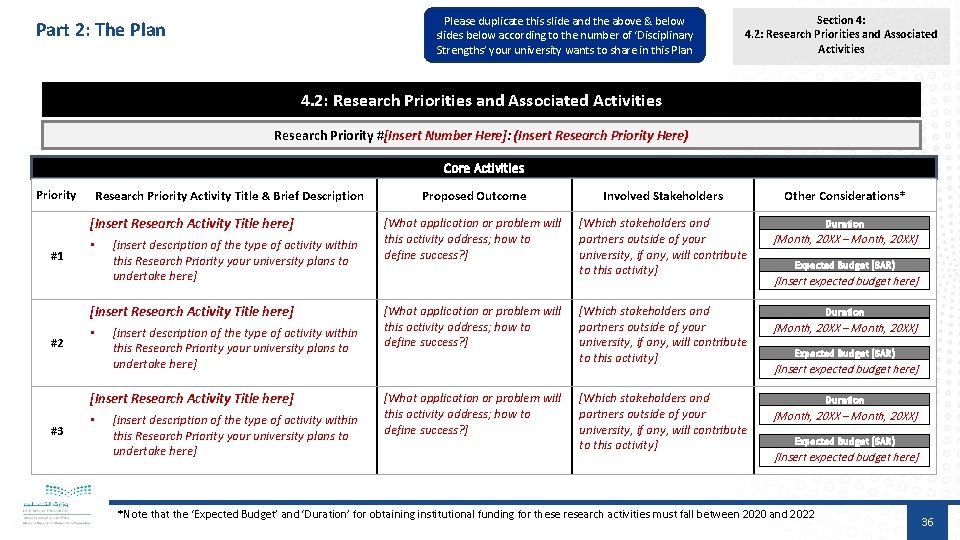 Please duplicate this slide and the above & below slides below according to the