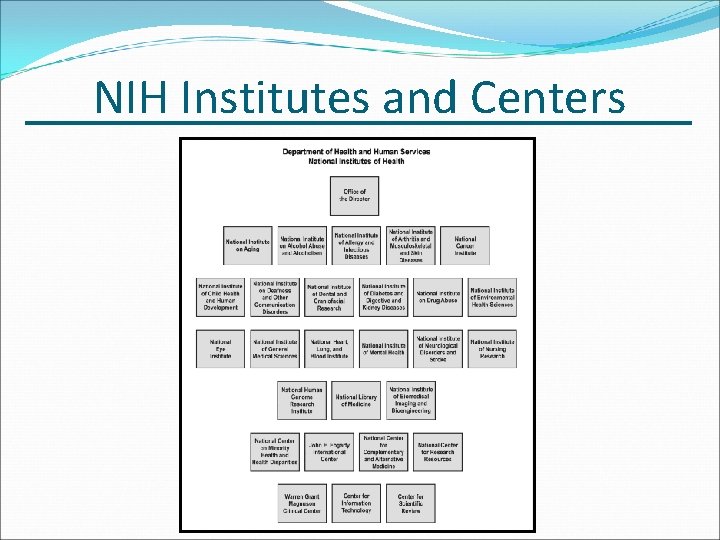 NIH Institutes and Centers 