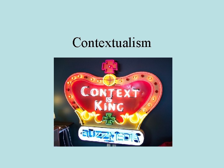 Contextualism 