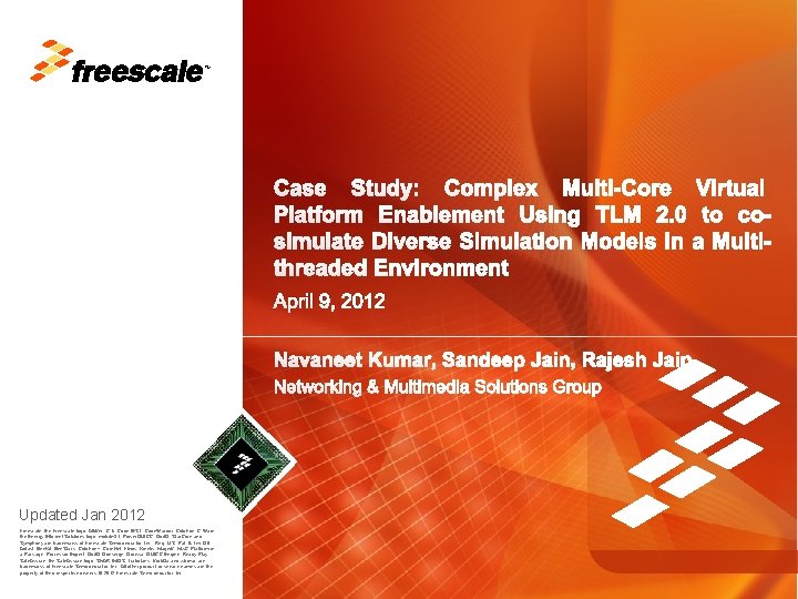 TM Case Study: Complex Multi-Core Virtual Platform Enablement Using TLM 2. 0 to cosimulate