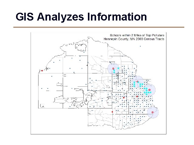 GIS Analyzes Information 