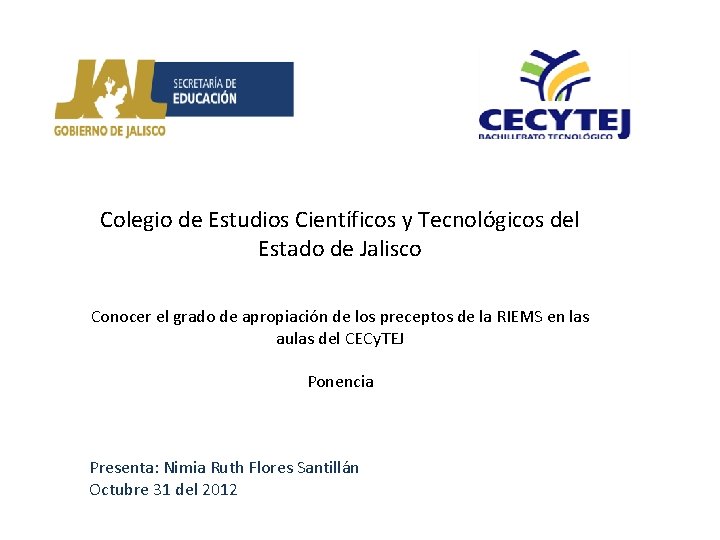 Colegio de Estudios Científicos y Tecnológicos del Estado de Jalisco Conocer el grado de