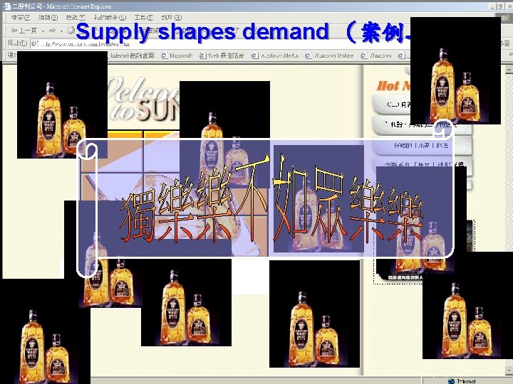 Supply shapes demand （案例二） National Taiwan University The Center for Excellent Marketing Research 任立中Lichung