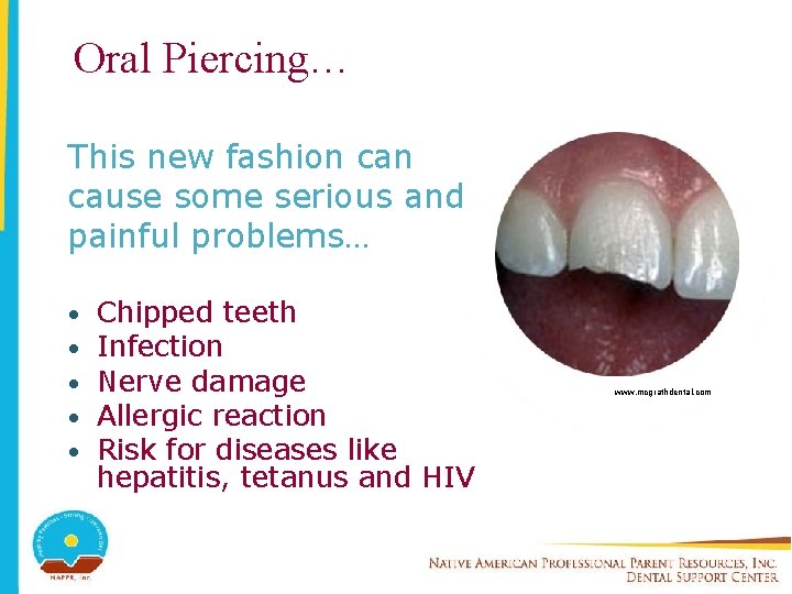 Oral Piercing… This new fashion cause some serious and painful problems… • • •