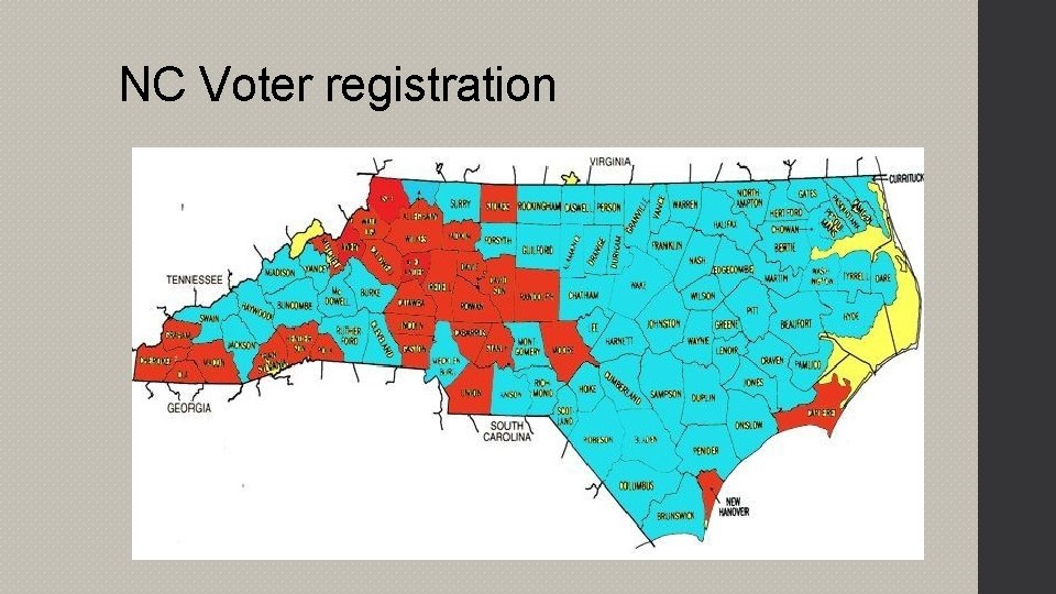 NC Voter registration 