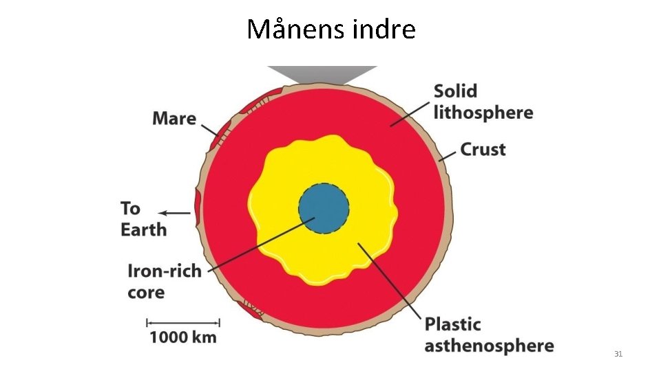 Månens indre AST 1010 Jorda og månen 31 