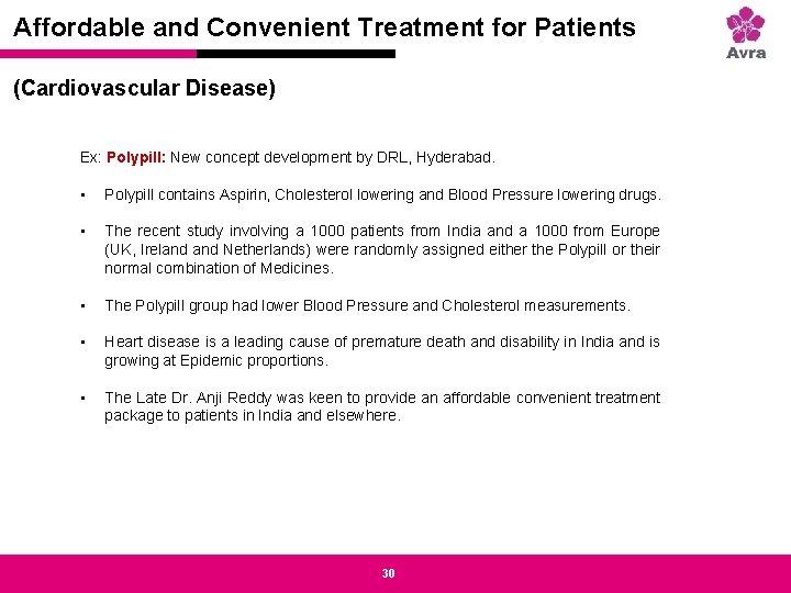 Strictly private and confidential Affordable and Convenient Treatment for Patients (Cardiovascular Disease) Ex: Polypill: