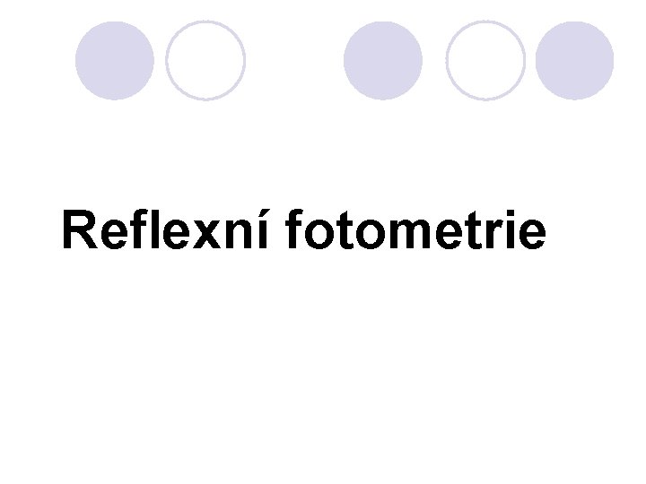 Reflexní fotometrie 