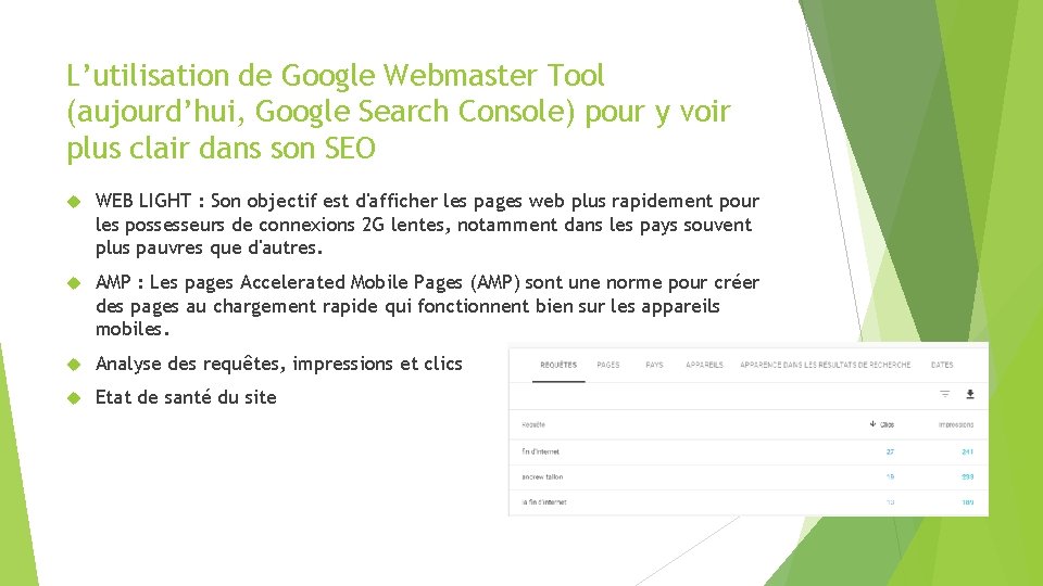 L’utilisation de Google Webmaster Tool (aujourd’hui, Google Search Console) pour y voir plus clair