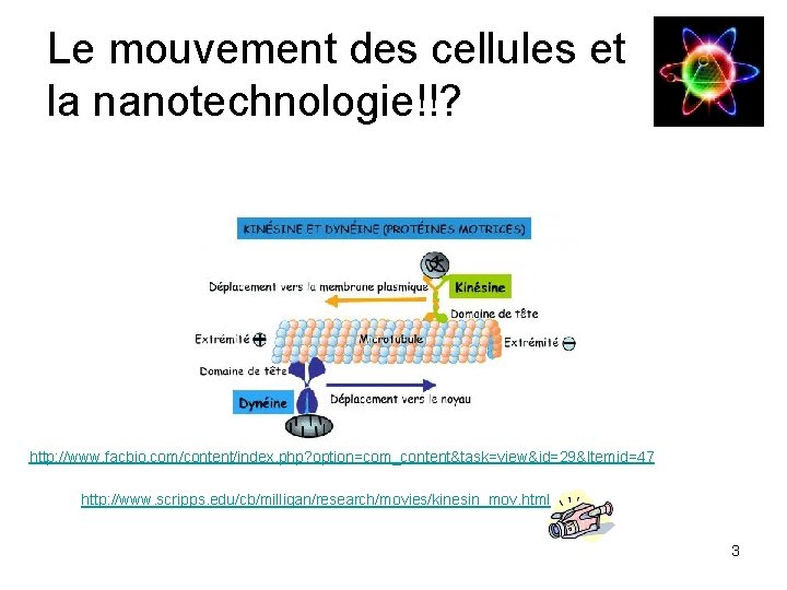 Le mouvement des cellules et la nanotechnologie!!? http: //www. facbio. com/content/index. php? option=com_content&task=view&id=29&Itemid=47 http:
