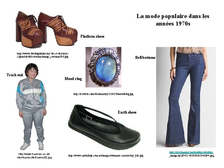 La mode populaire dans les années 1970 s Platform shoes http: //www. dorlingkindersley-uk. co. La mode populaire dans les années 1970 s Platform shoes http: //www. dorlingkindersley-uk. co.
