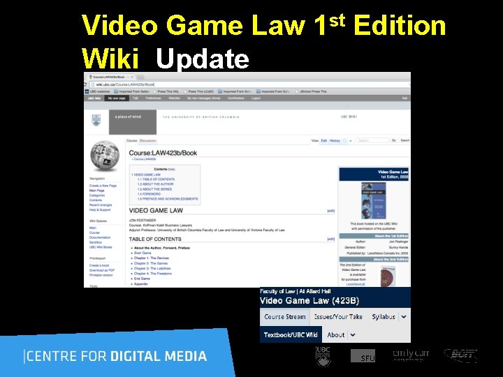  Video Game Law 1 st Edition Wiki Update 