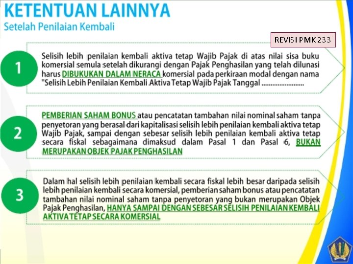 REVISI PMK 233 25 REVISI PMK 233 25