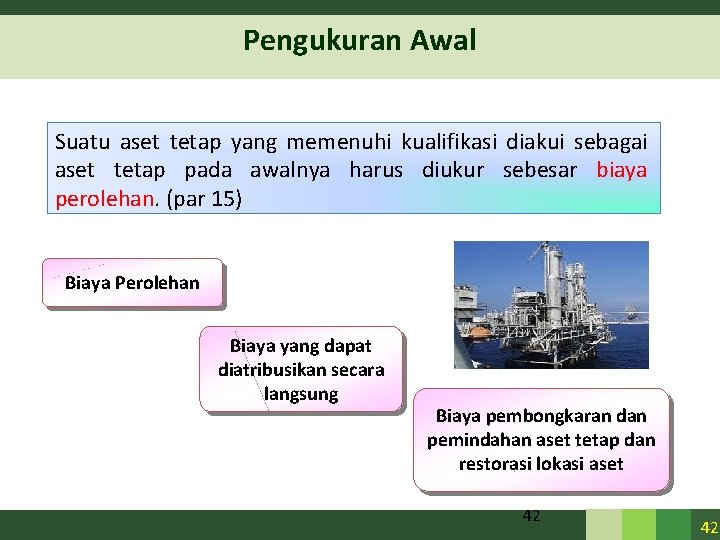 Pengukuran Awal Suatu aset tetap yang memenuhi kualifikasi diakui sebagai aset tetap pada awalnya Pengukuran Awal Suatu aset tetap yang memenuhi kualifikasi diakui sebagai aset tetap pada awalnya