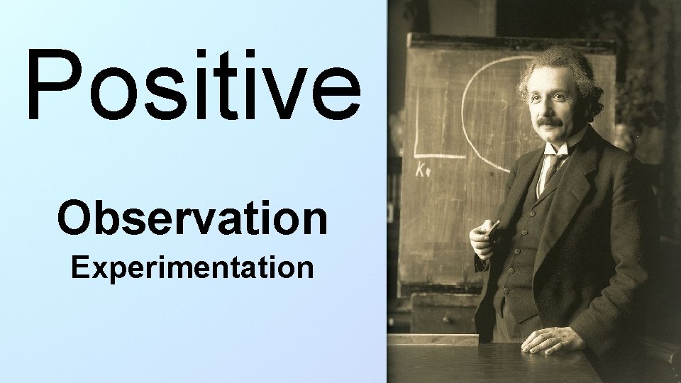 Positive Observation Experimentation 