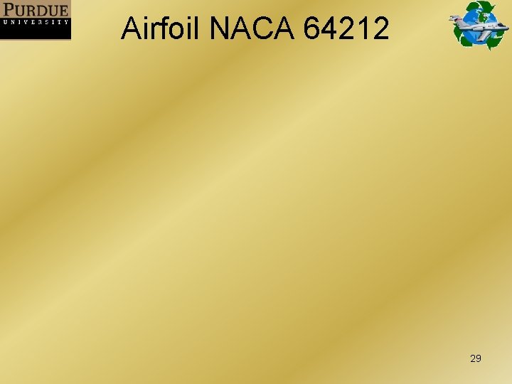 Airfoil NACA 64212 29 