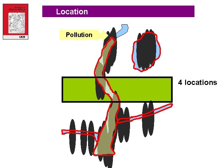 Location Pollution 4 locations IUCN (International Union for Conservation of Nature) 