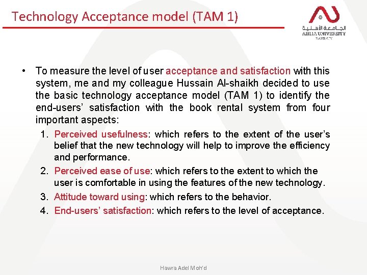 Tam Model Questionnaire.pdf Assessing effect of technology Acceptance model TAM on