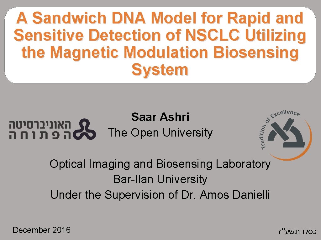 A Sandwich DNA Model for Rapid and Sensitive Detection of NSCLC Utilizing the Magnetic