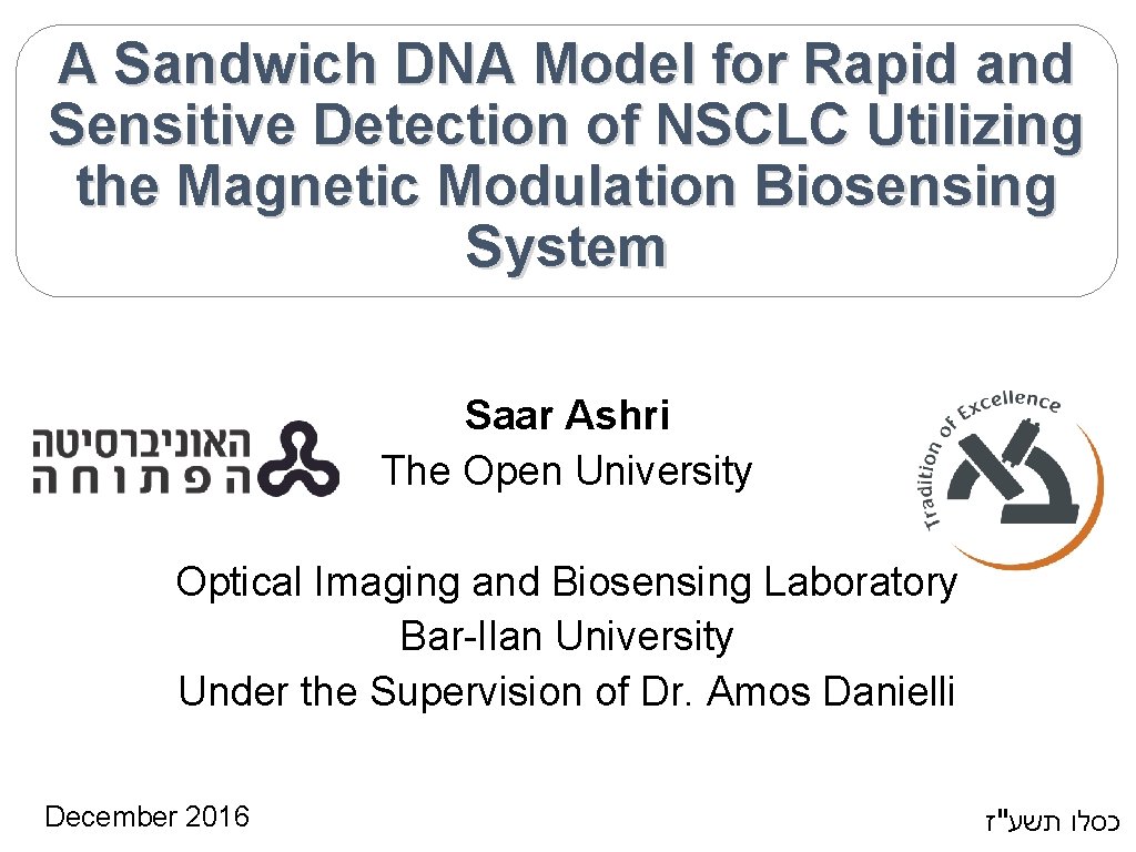 A Sandwich DNA Model for Rapid and Sensitive Detection of NSCLC Utilizing the Magnetic