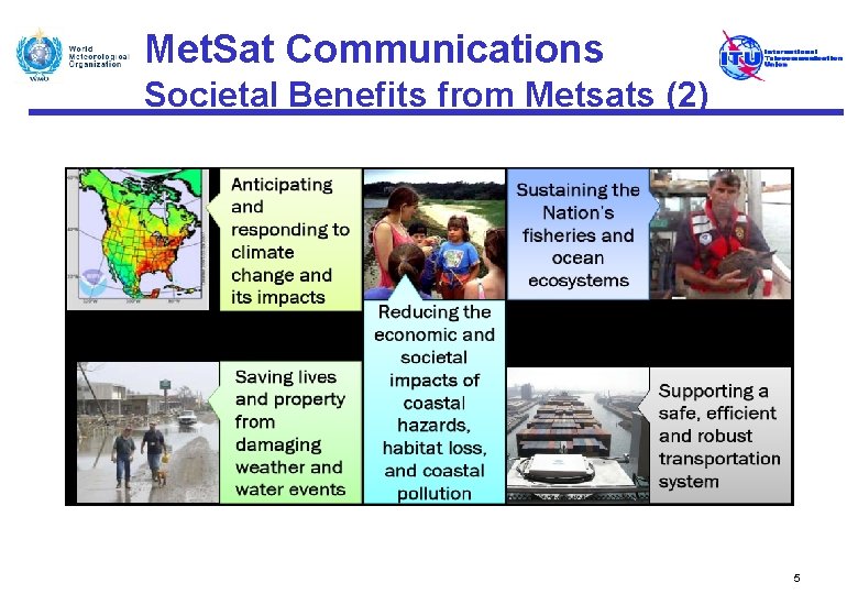 Met. Sat Communications Societal Benefits from Metsats (2) 5 