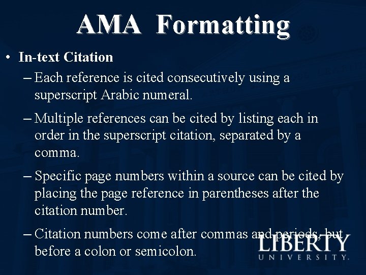 Ama Formatting Ama Formatting Style Manuals Are Written