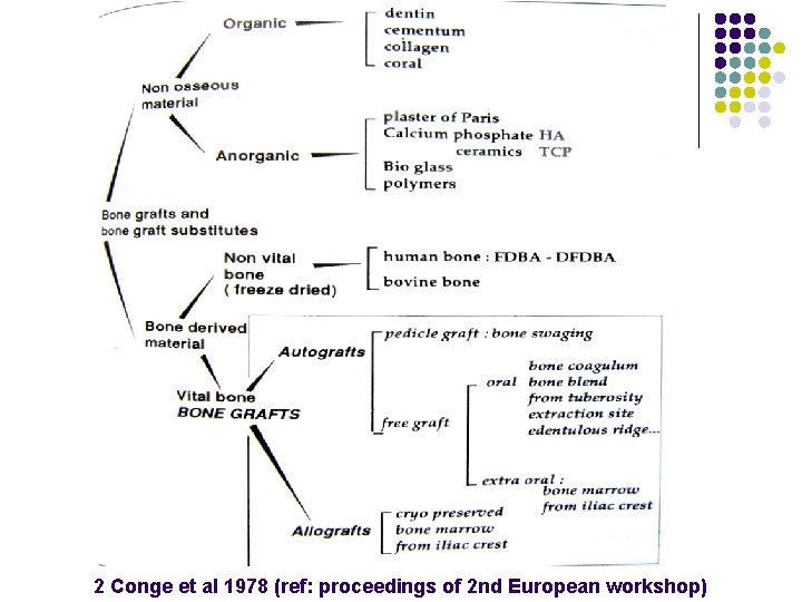 2 Conge et al 1978 (ref: proceedings of 2 nd European workshop) 