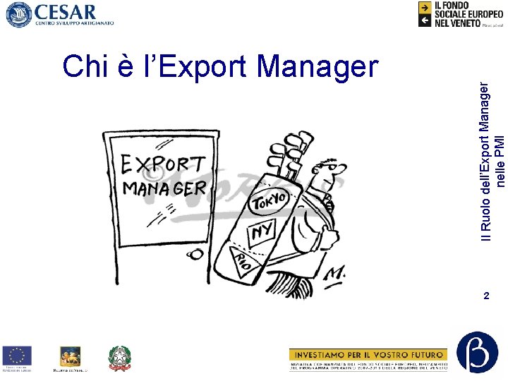 Il Ruolo dell’Export Manager nelle PMI Chi è l’Export Manager 2 